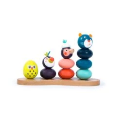 Moulin Roty Empilable Animaux Multi-activités Dans La Jungle