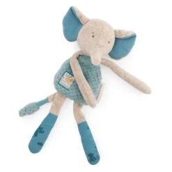 Moulin Roty Doudou-hochet éléphant Sous Mon Baobab -Bébé Produits Boutique 3575676690246 3575676690246 3BaseMedia 550Wx550H