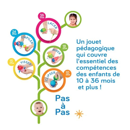 LALABOOM Perles éducatives Et Accessoires 36 Pièces 5 LALABOOM Perles éducatives Et Accessoires 36 Pièces – Image 5