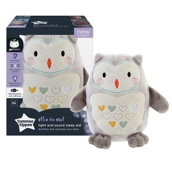 Tommee Tippee Peluche Aide Au Sommeil Grofriend Rechargeable - Bennie L'Ourson 1 Tommee Tippee Peluche Aide Au Sommeil Grofriend Rechargeable - Bennie L'Ourson