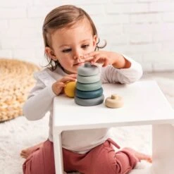 NATTOU Jeu à Empiler Silicone -Bébé Produits Boutique 5414673876858 5414673876858 3BaseMedia 550Wx550H