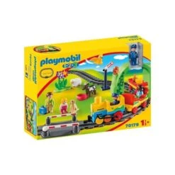 Playmobil Train Avec Passagers Et Circuit