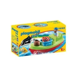 Playmobil Bateau Et Pêcheur