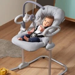 Beaba Transat Up & Down III -Bébé Produits Boutique beabatransatheathergrey 3384349150204 7BaseMedia 550Wx550H