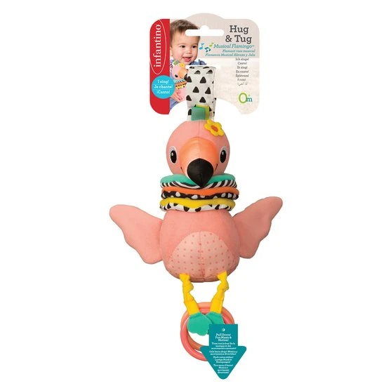 Infantino Flamant Rose Musical 1 Infantino Flamant Rose Musical