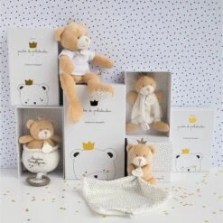 Boîte à Musique Ours Petit Roi -Bébé Produits Boutique doudouetcieourspetitroiboiteamusiquenocolor 3700335235210 5BaseMedia 550Wx550H
